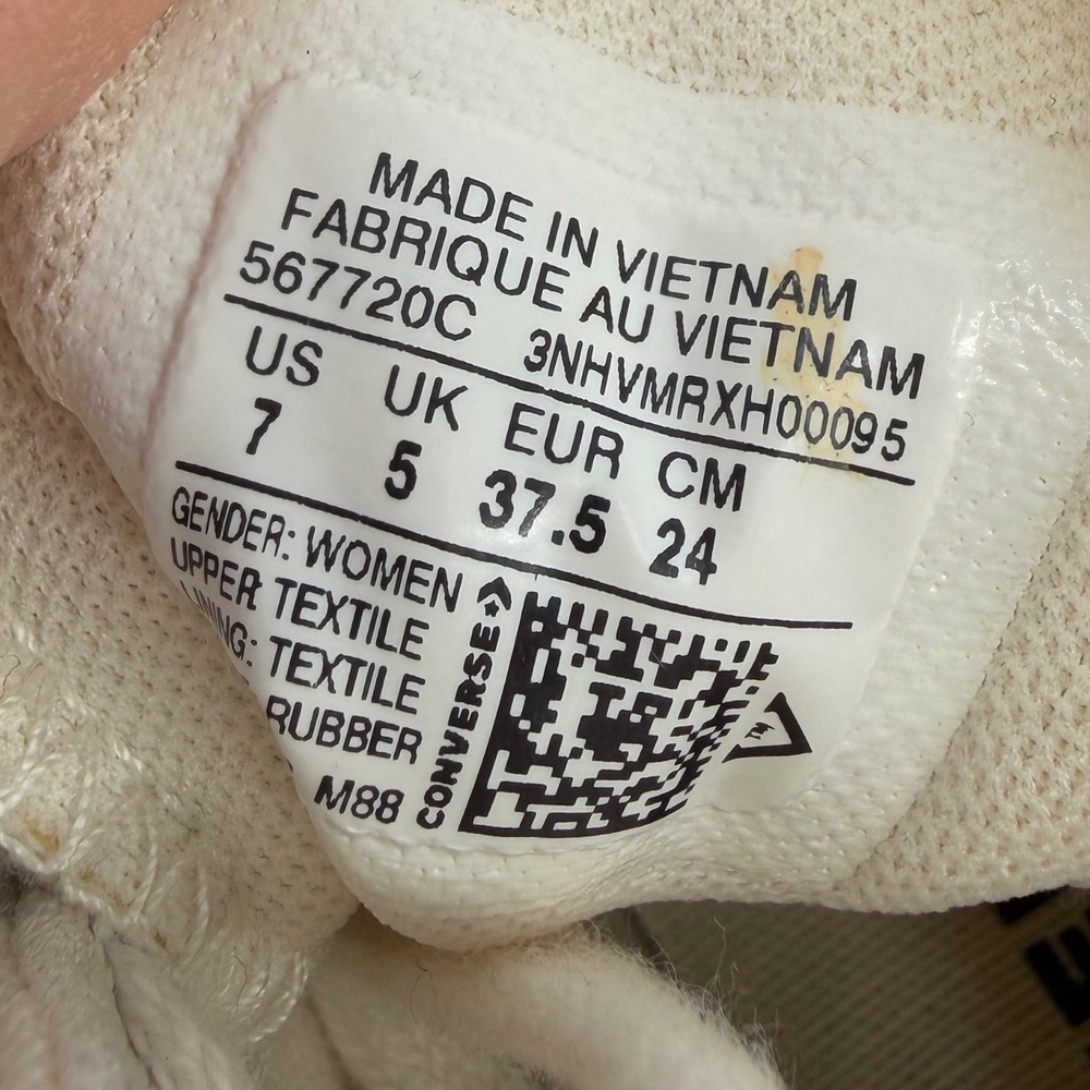 Converse Chuck Taylor Legacy CX Women Size 8 Zebra Platform Orange Streetwear - Picture 3 of 10